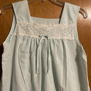 Vintage 50’s night gown / mint green/ great condition